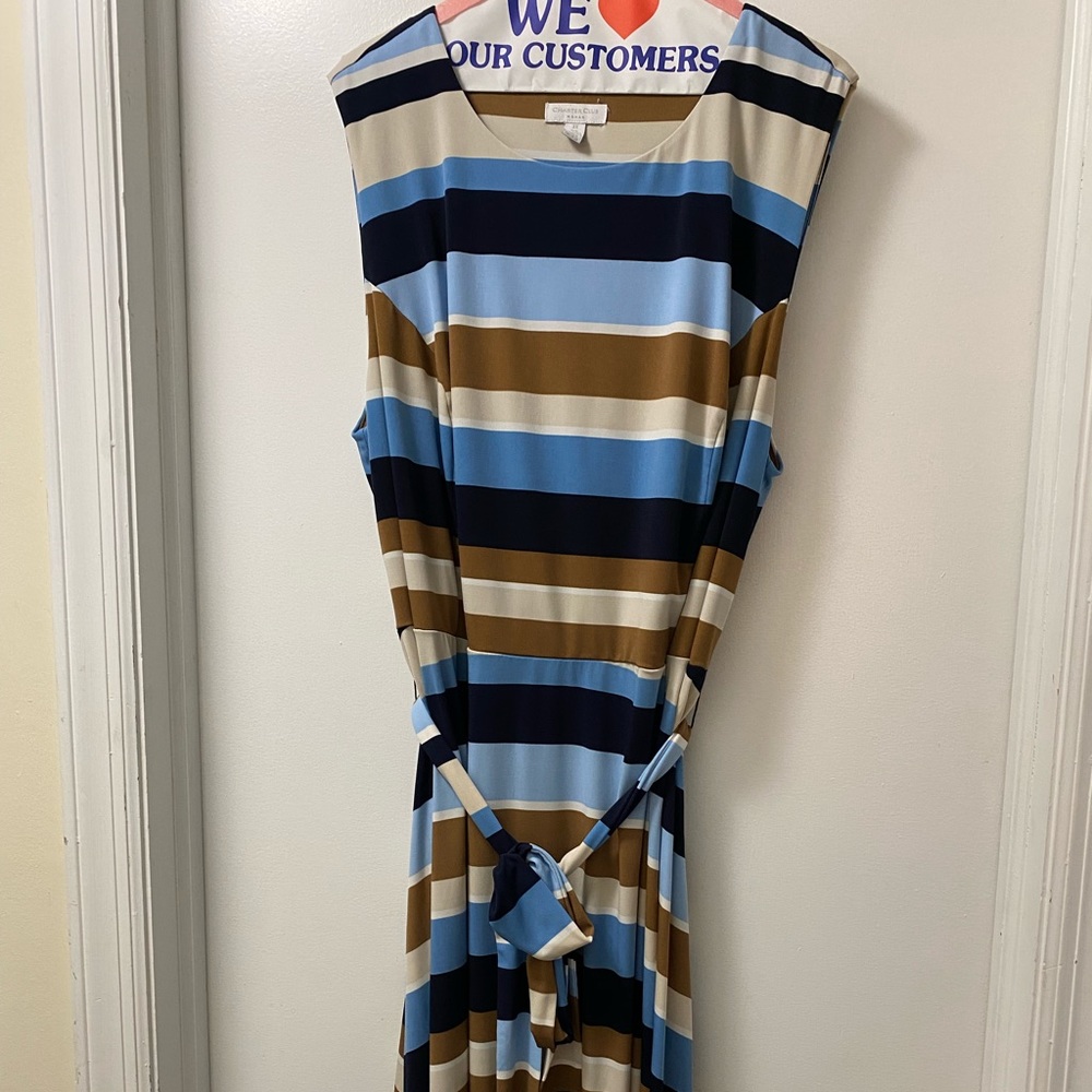 Striped Charter Club Woman Dress